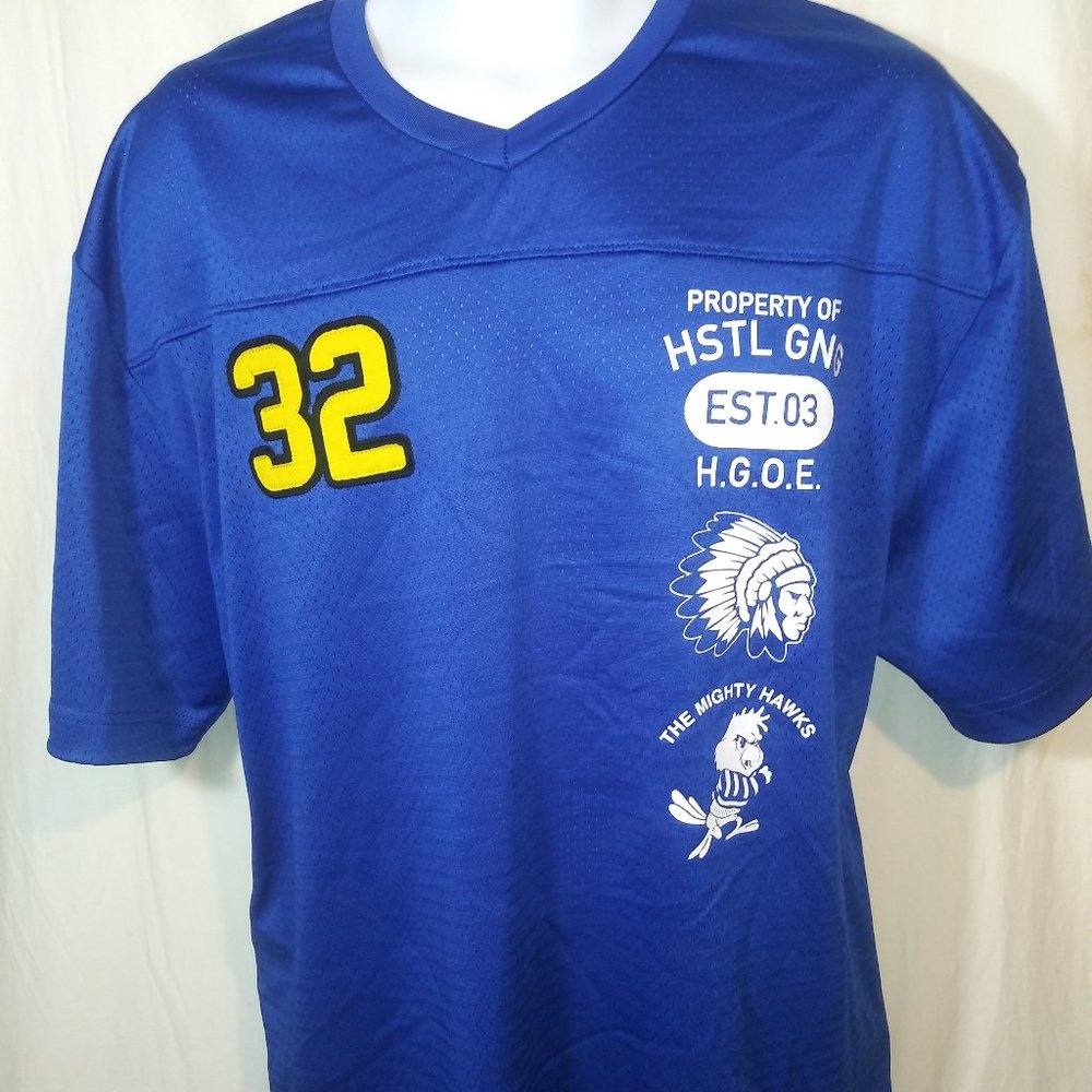 Hustle Gang Jersey XL Blue Mighty Hawks